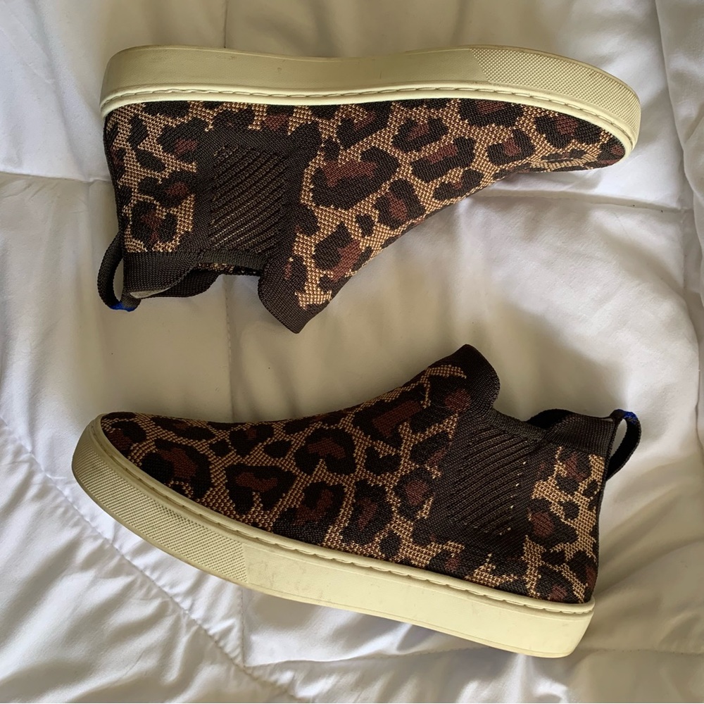 Rothy’s Wildcat Leopard Chelsea Shoe